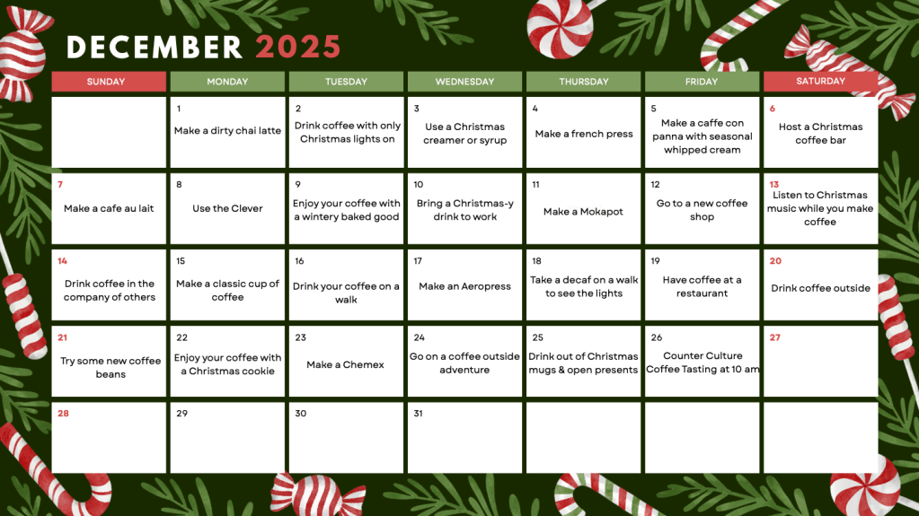 Christmas Coffee Advent&nbsp;Calendar